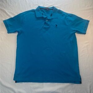 U.S. Polo Assn. Vibrant Blue Polo Shirt - Men’s Large